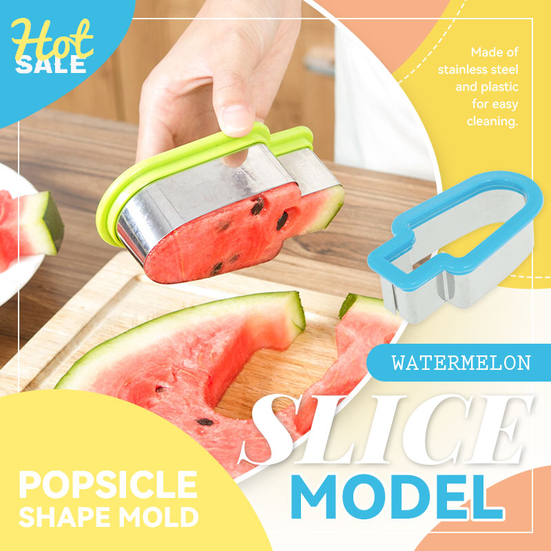 Popsicle Shape Mold Watermelon Slice Model