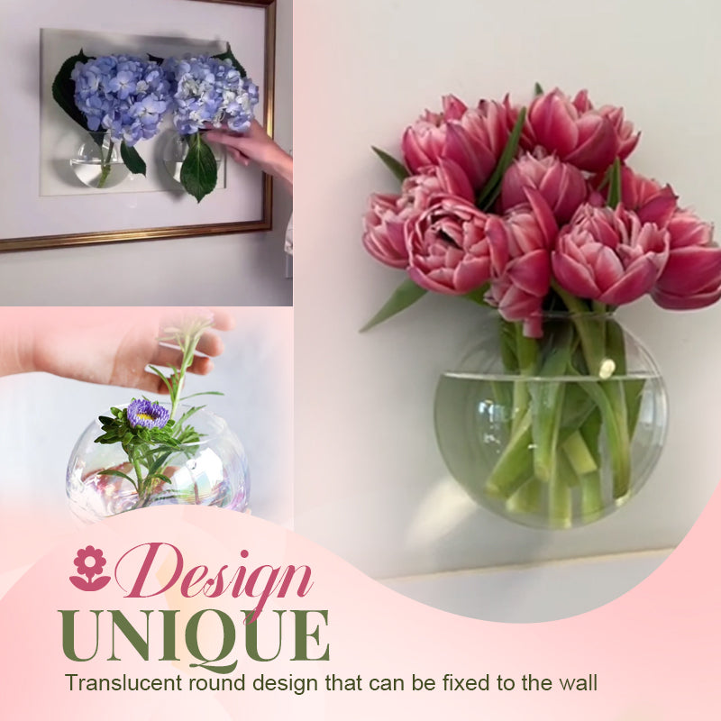 Kreative Wandvase