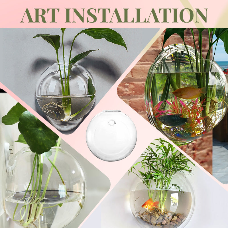 Kreative Wandvase