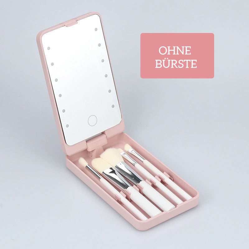 Drehbarer LED-Schminkbox-Klappspiegel