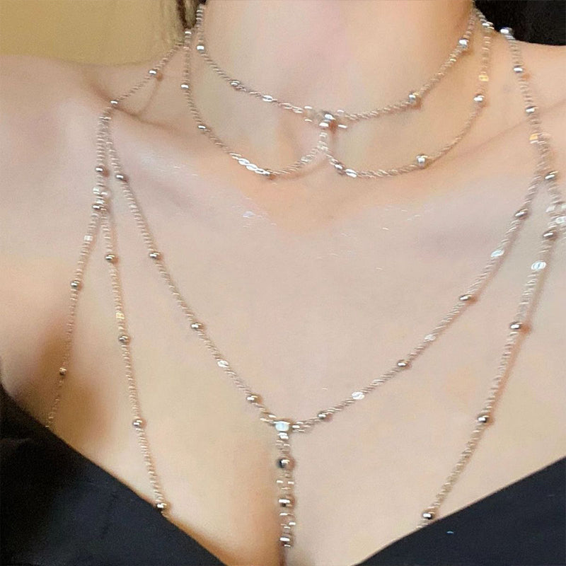 Brustkette Mit Quastenhalskette