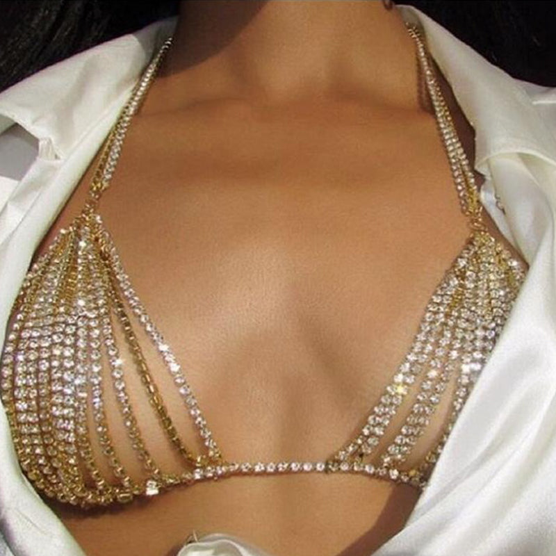 Sexy Diamant-Körperkette