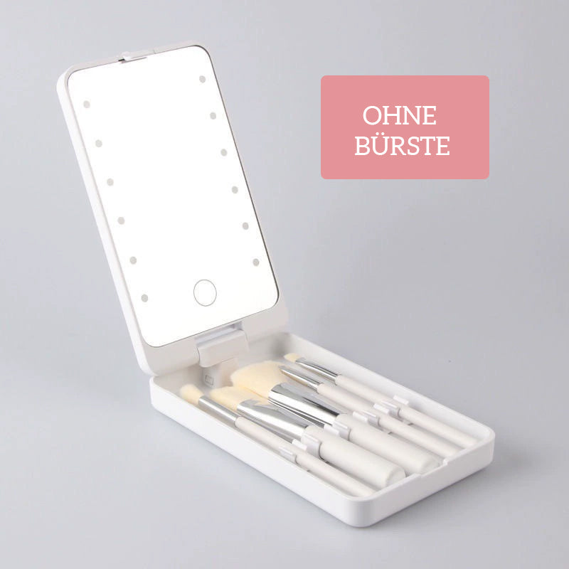 Drehbarer LED-Schminkbox-Klappspiegel